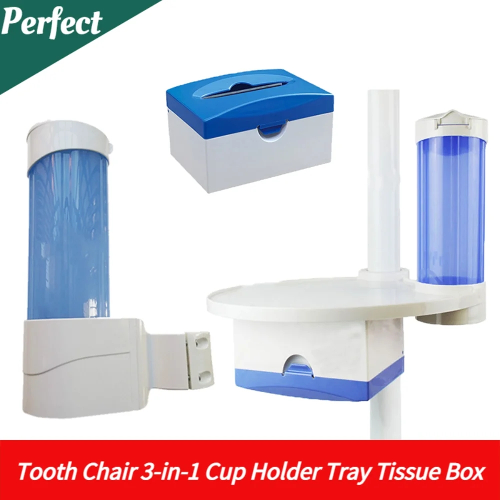 Teeth Whitening Tray - Orale Tandheelkundige Stoel Accessoires Bekerhouder 3-in-1cup
