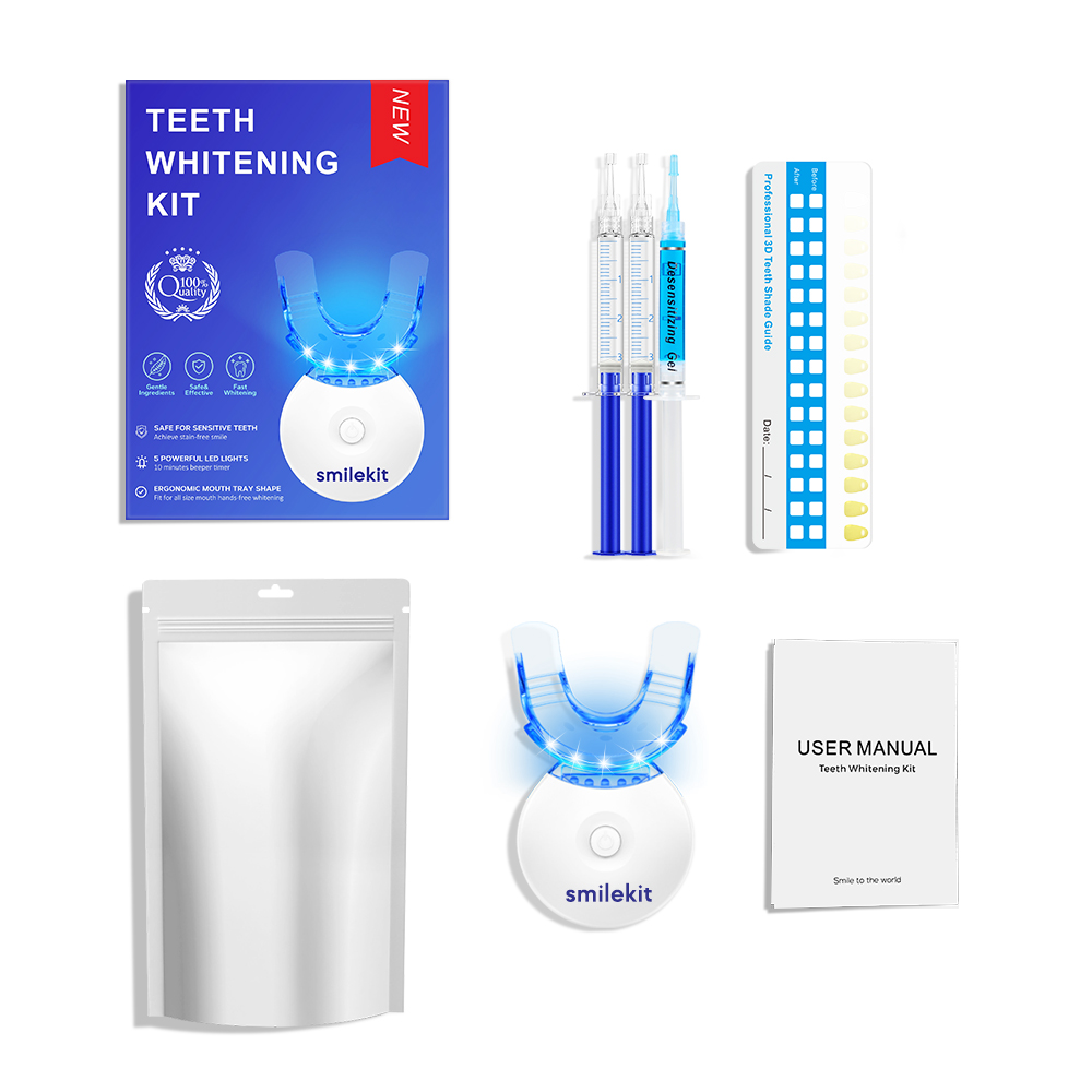 Teeth Whitening Session - Tandenbleekset - 5X LED-lichttandenbleekmiddel met 35%