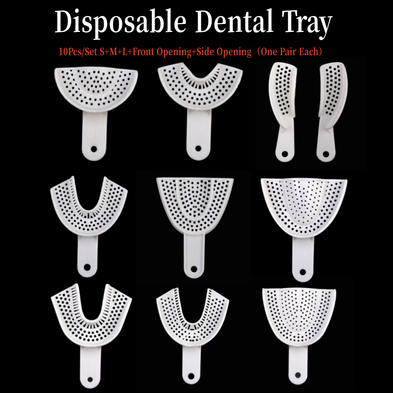 Teeth Whitening Tray - 10 stuks tandheelkundige indruk plastic trays