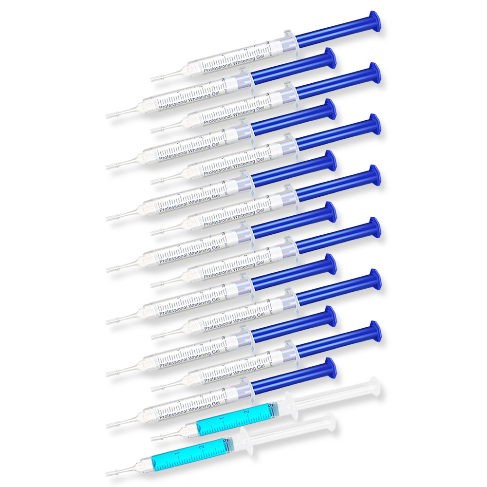 Teeth Whitening At Home Kit - Tandenbleekgel met munt smaak, zachte bleekgel,