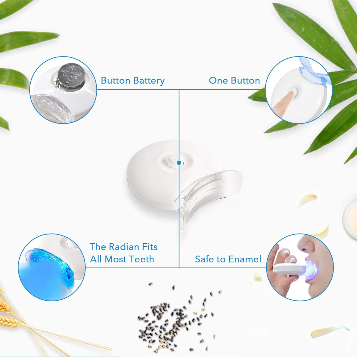 Tandenbleekset - 5X LED-lichtt - Teeth Whitening Session recensie en prijs
