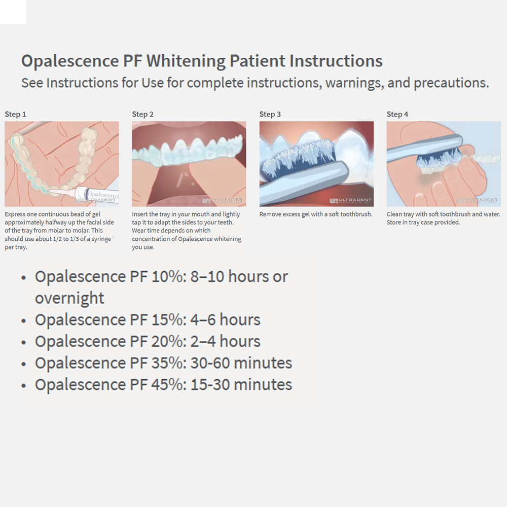 Opalescentie Whitening 20% Pf  - Teeth Whitening At Home Kit recensie en prijs