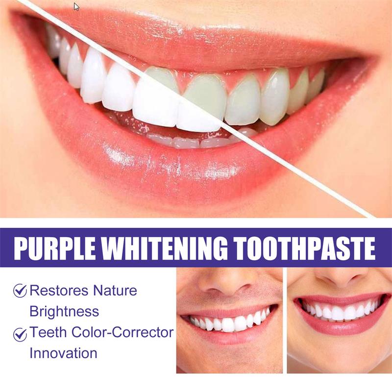 9D Paarse Tandenbleek Tandpast - Teeth Whitening Naturally recensie en prijs