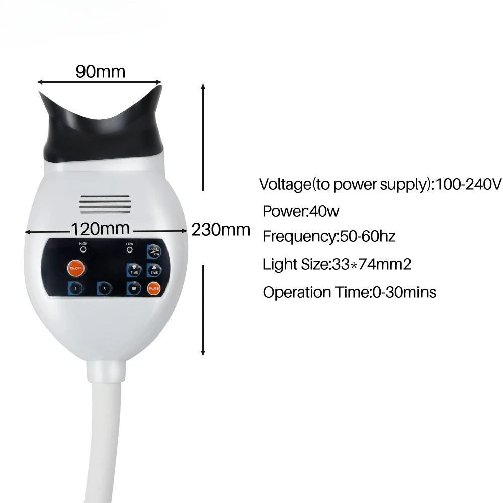 Verstelbare 3 Kleuren LED Tand - Teeth Whitening/Bleaching recensie en prijs