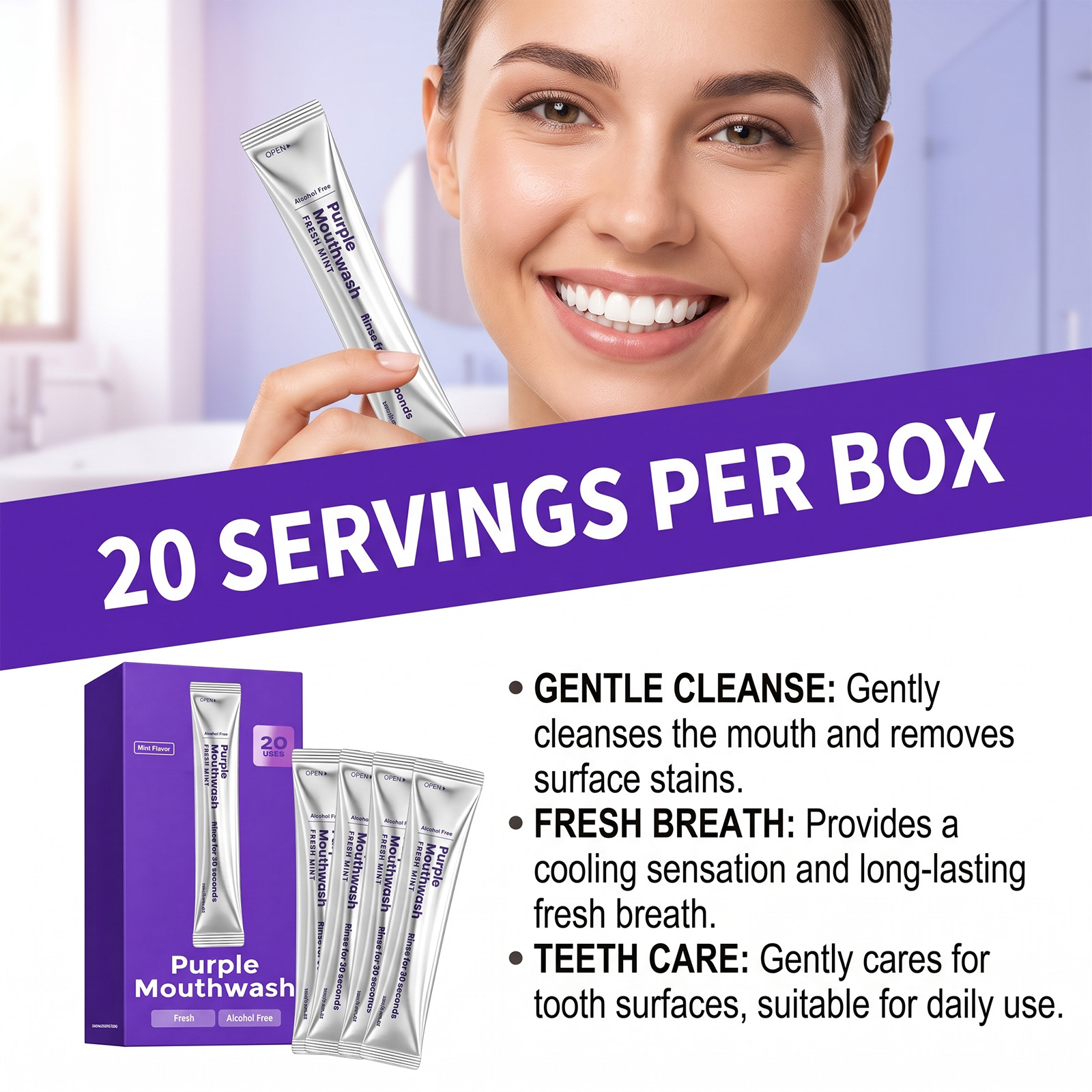 20-pack Instant Whitening Mond - Teeth Whitening Naturally recensie en prijs